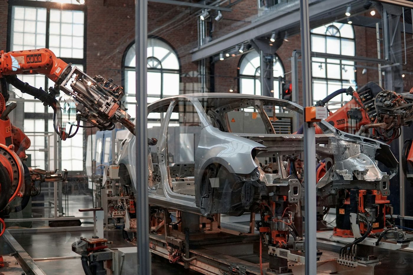 Automotive robotic assembly line