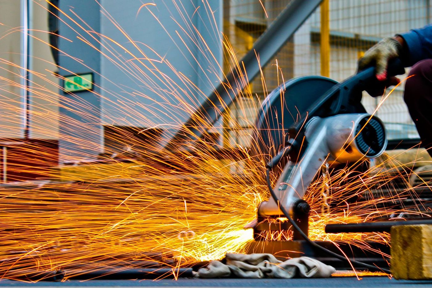 Angle grinding and surface finishing